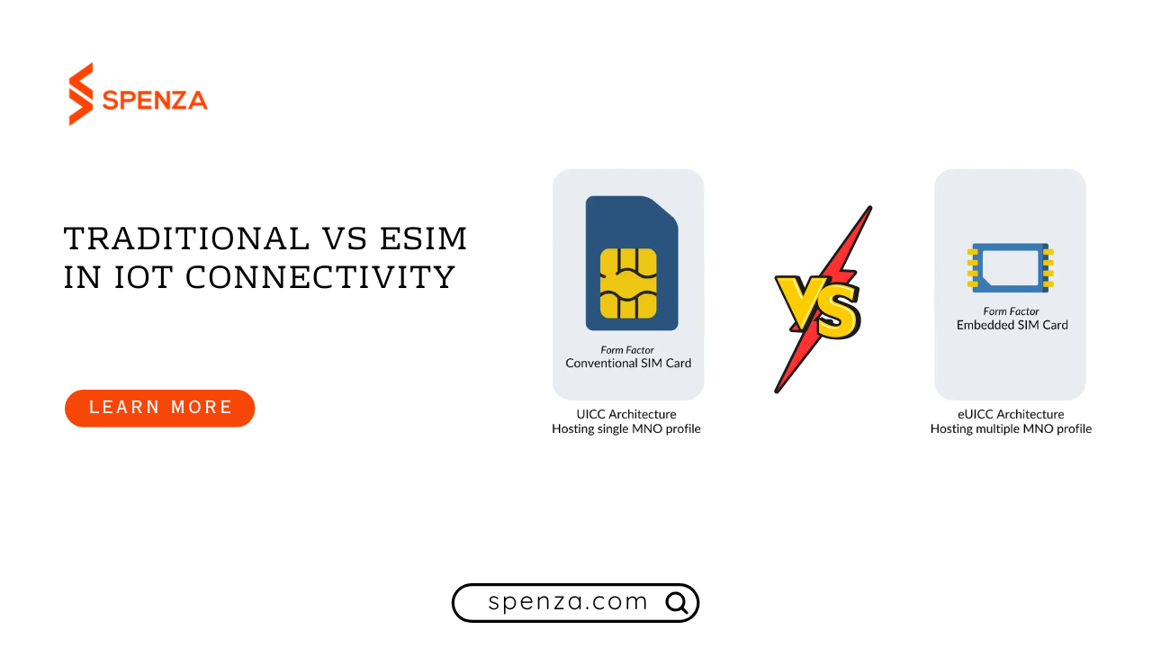 Traditional SIM vs eSIM in IoT connectivity