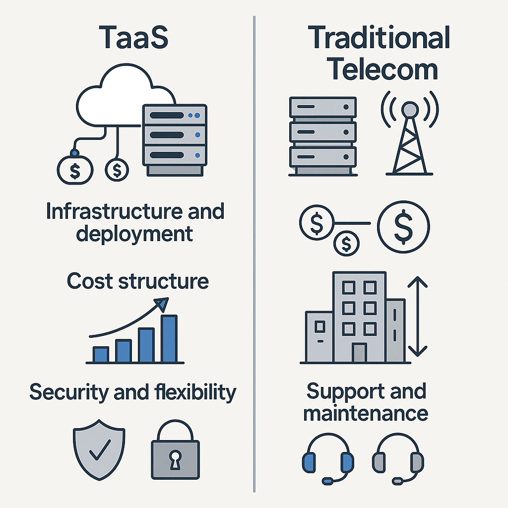 Telecom infrastructure comparison