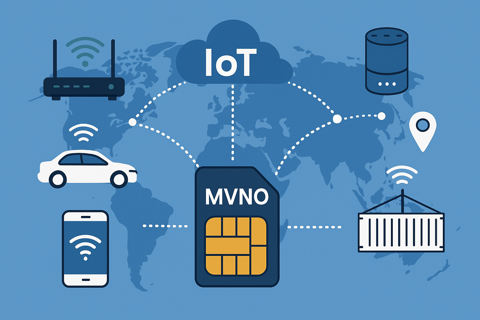 Global IoT connectivity MVNO