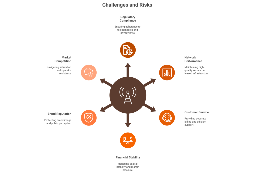 Challenges and Risks in Launching a MVNO