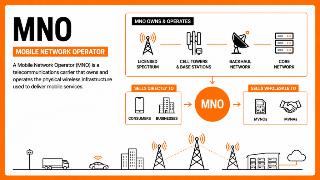 What is an MNO (Mobile Network Operator)?