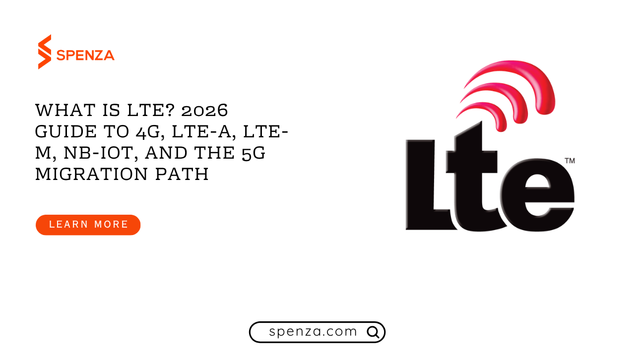 What Is LTE? 2026 Guide to 4G, LTE-A, LTE-M, NB-IoT & 5G
