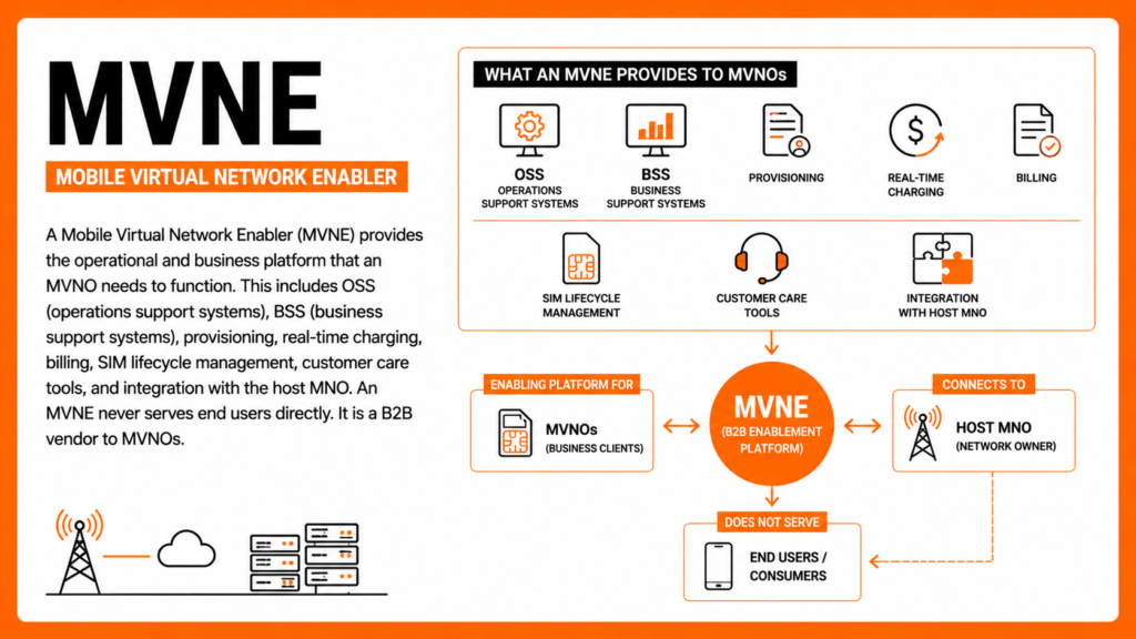 What is an MVNE (Mobile Virtual Network Enabler)?