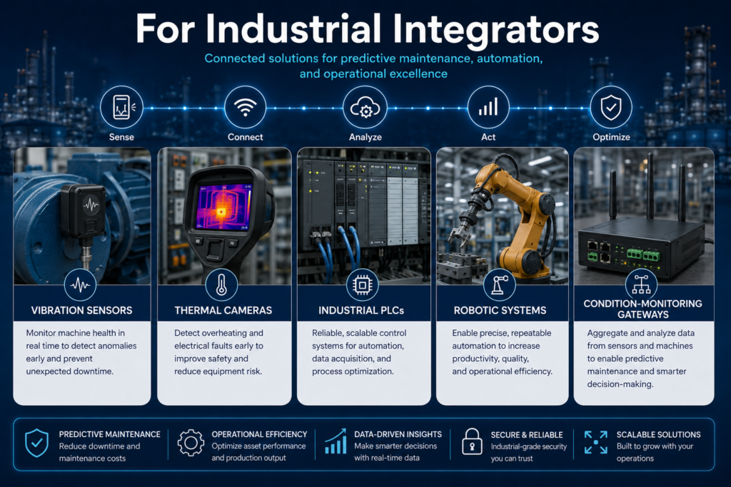 For Industrial Integrators: Predictive Maintenance and Process Automation