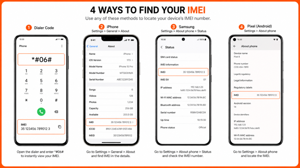 Find Your IMEI Number on Any Device in 2026