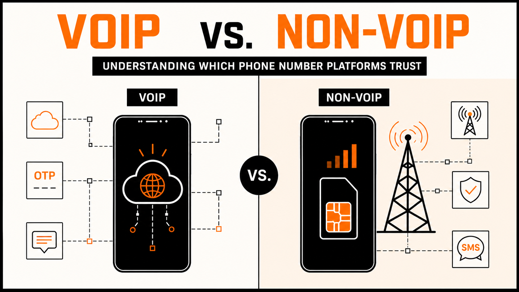Non-VoIP vs. VoIP Numbers: The Difference (2026)
