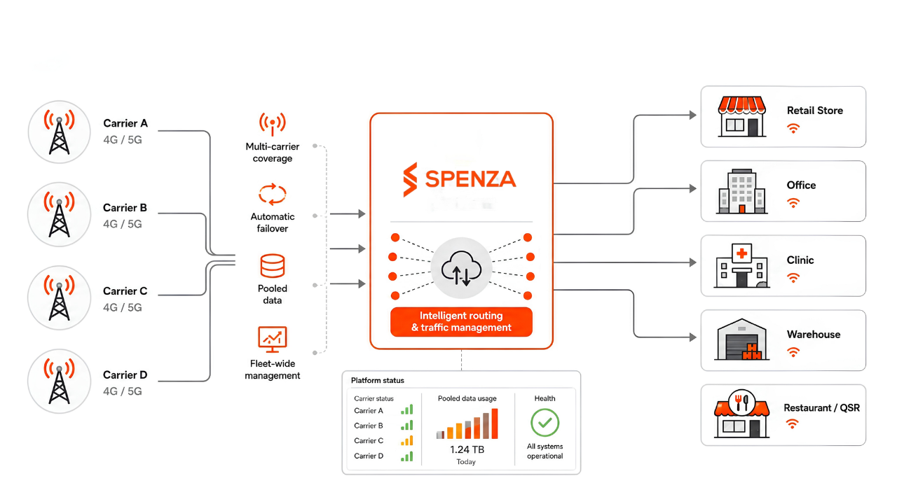 How Spenza Powers Multi-Carrier Backup at Fleet Scale
