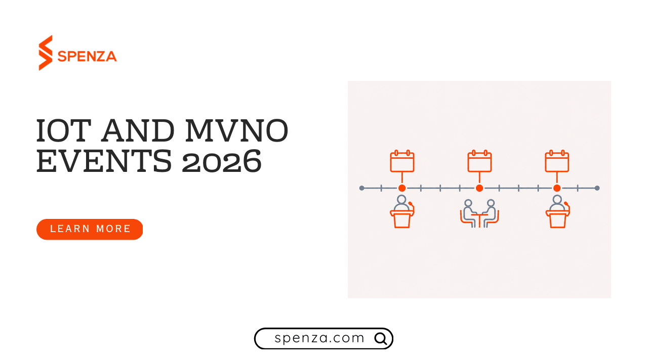 A 2026 planning track with the IoT and MVNO events worth attending marked on it.