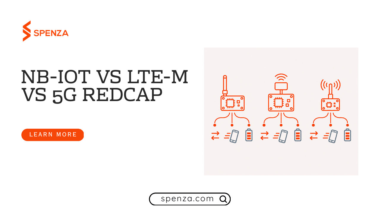 NB-IoT, LTE-M and 5G RedCap compared on data rate, mobility and battery life.